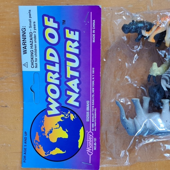 Vintage 1998 World of Nature Manley Toys collectible plastic jungle animals - Picture 5 of 7